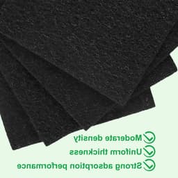 Compostfilters van Actieve Koolstof voor Keukenafval - 10 Stuks - Vierkant 14 cm - Geurfilter voor Organisch Afval en Composteerbak — thumbnail 4
