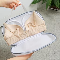 Set van 4 wasnetten voor bh's, beschermende tas voor lingerie, ideaal voor wasmachine, veilig en duurzaam — thumbnail 5