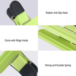 Tas Clips - Keuken Clips - Voedsel Opslag - Stevig Duurzaam Plastic - 5 Stuks - Meerkleurig — thumbnail 3