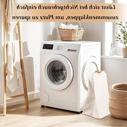 Ruime Wasmanden Set van 2, 40×30×59cm, Ideaal voor Wasopslag met Handvat, Perfect voor Badkamer en Slaapkamer — thumbnail 5