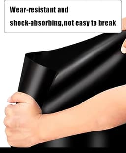 Isolerende rubbermat - Antislip vloer - Trillingen dempen - Geluidsreductie - 120 cm lang - Zwart — thumbnail 3