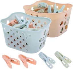 60 Stuks Wasknijpers, Sterke Towel Clips voor Binnen en Buiten, Ideaal voor Waslijn en Droogrek — thumbnail 1