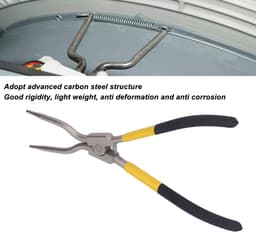 Allecto - Reparatiegereedschap Wasmachine - Veer Verwijdering - Hoogwaardig Koolstofstaal - Geel - Uitbreidingsgereedschap - Geschikt voor Diverse ... — thumbnail 2