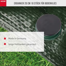 Grondankers - Grondpennen Vlies - Onkruid Vlies Fixeren - UV-stabiel Weerbestendig - 10 stuks 20 cm - Zwart — thumbnail 4