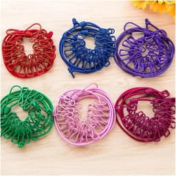 Waslijn Outdoor - Wastouw Clips - Kleding Drogen - Antislip Ontwerp - 1-9 meter - Type11 — thumbnail 5
