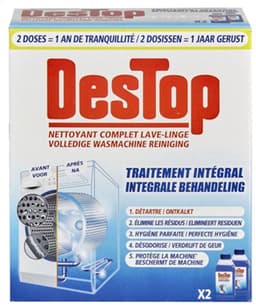 Destop Wasmachine reiniger Integrale Behandeling 2 x 250 ml — thumbnail 3