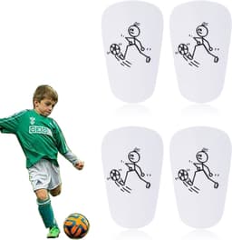 8 * 5cm Scheenbeschermers voor Voetbal - Extra Mini-Beschermers voor Heren Dames Jongens Meisjes, 2 Paar — thumbnail 1