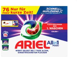 Ariel All-in-1 color+ wasmiddel Pods 2x38 - 76 wasbeurten — thumbnail 4