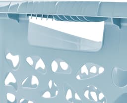 wasmand, luchtdoorlatend decor, 52 l, Jost, Nordic Blue — thumbnail 2