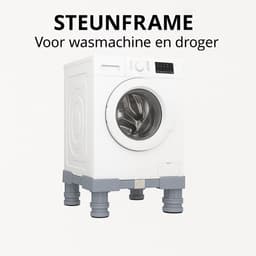 JustValue - Wasmachine Verhoger - Met Waterpas - Droger - Koelkast - Kast - Vriezer - Witgoed - Universeel - Verstelbaar - Opbouwsokkel - Opbouwmeubel — thumbnail 5