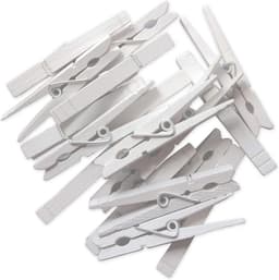 Grote Houten Wasknijpers 8,4 cm - 30 Stuks - Ideaal voor Kleding en Knutselprojecten — thumbnail 2