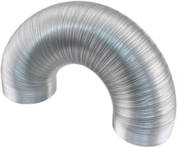Starx Afvoerslang Flexibel - Ø100 mm - 1,5 m - Aluminium - Naturel - Zeer Lekdicht Door Felsnaad - Geschikt voor Ventilatie en Airconditioning - Bestand Tegen -30ºC Tot +250ºC — thumbnail 2
