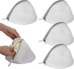 Set van 4 Wasnetten voor de Wasmachine - Herbruikbaar en Ideaal voor BH's, Ondergoed en Kleding - Stevig en Duurzaam Wasaccessoire — thumbnail 1