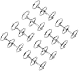 Inbindringen Gegalvaniseerd Metaal - Herbruikbare Notebookringen - 3 Gaten - Losbladige Binding - Robuust Ontwerp - Superieure Functionaliteit - Notitieboekringen — thumbnail 4