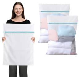 Wasmachine Net XL 60 x 80 cm - 2 Stuks met Rits — thumbnail 3