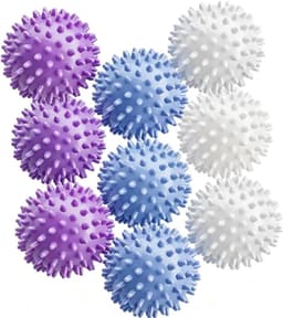 9 stuks droogballen, wasmachine, wasbal | Zachte vezelverzorging, rimpelvermindering, pluisvang, versneld drogen, langdurig gebruik — thumbnail 1