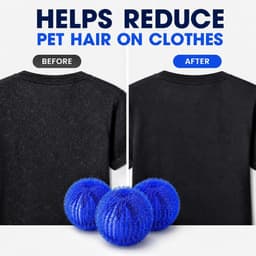 YAGXIG Haarvanger voor de wasmachine - Verwijdert dierenharen uit de was - Zeer efficiënte haarvanger voor katten en honden - Geschikt voor kleding, lakens, handdoeken en fleece dekens - Zacht voor stoffen - Verpakking van 12 stuks — thumbnail 3