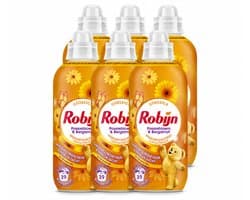 6 x Robijn – Wasverzachter – Passiebloem & Bergamot – 780 ml - Voordeelverpakking - 6 stuks
