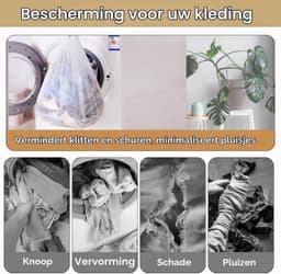 Grote Wasnetten XXL 60 x 90 cm - Waszak voor Wasmachine, Ideaal voor Kleding, Handdoeken en Dekens — thumbnail 2