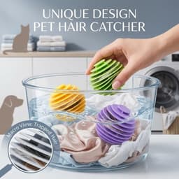 Herbruikbare wasballen van schapenwol voor wasdroger en wasmachine, 6 stuks, zacht voor kledingreiniging en efficiënt wassen — thumbnail 2