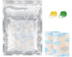 20 g x 15 stuks Silicagel Zakjes Droogmiddel met Oranje Silica Gel Indicator voor Vochtverwijdering