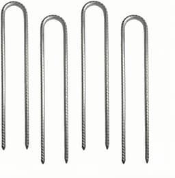 Duurzame grondankers voor tenten, trampolines en swings - 4 stuks van 30 cm, gegalvaniseerd en weerbestendig — thumbnail 1
