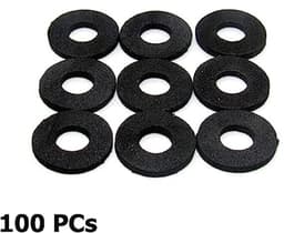 100 Pack Seal Ring Spons Pad - Geluidsisolatie Spacer en Schokbestendige Wasmachine voor Auto Accessoires — thumbnail 5