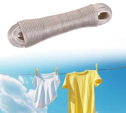 30 meter waslijn voor binnen en buiten drogen van kleding — thumbnail 1
