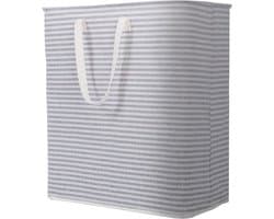 Opvouwbare wasmand 100 liter - Grote capaciteit - Waterdicht van PE - Grijs