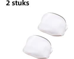2 stuks - Wasmachine schoenenzak - alleen voor luie mensen - schoenenzak om schoenen te beschermen na het wassen, drogen en drogen - grijze rits - 42cm*24cm*24cm