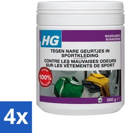 4 x HG Wasmiddel Toevoeging Tegen Nare Geuren In Sportkleding 500 gr - Sportkleding Geurverwijderaar - Wasmiddeltoevoeging - Nare Geurtjes - Sportkleding Geur - Wasmiddel — thumbnail 1