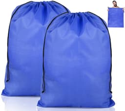 Ibenzoa® Set van twee grote opvouwbare waszakken voor reizen en kamperen — thumbnail 1