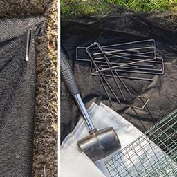 Grondankers van koolstofstaal - Robuuste haringen voor tuin en camping - 100 stuks - 150x25x3mm — thumbnail 2