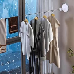 Uitschuifbare Waslijn Drogen 5 Meter voor Binnen Gebruik - Ideaal voor Woonkamer, Badkamer en Balkon — thumbnail 4