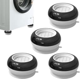 Borvat® Wasmachine Verhogers 4-delig - Anti-Trilling & Antislip - Beschermt Vloer - Voor Wasmachines en Drogers — thumbnail 1