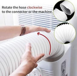 Flexibele Afvoerslang voor Airco en Droger - 200 cm Lengte en 13 cm Diameter — thumbnail 4