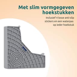 George Napoli Wasmachine Verhoger 8 Poten met 4 Wielen - Opbouwmeubel - Sokkel - Onderzetter - Onderbouwkast - Kast - Ook voor Droger, Koelkast, Vaatwasser en Vriezer — thumbnail 4