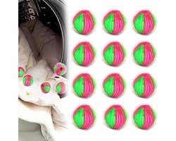 12 Haarvangers voor Wasmachine - Herbruikbaar - Hondenharen en Kattenhaar - Wasmachineballen voor Dierenharenvangst - Pluche Haarverwijderaar - Kledingbescherming