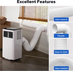 Afvoerslang Airco - Slangverlenging Condens - Mobiele Airco - Universele Adapter - 15 Meter Lengte - Grijs Zwart — thumbnail 3