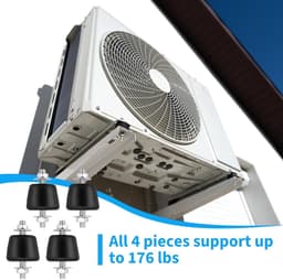 Rubberen Lagers - Trillingsdempers - Airco Buitenunit - Eenvoudige Installatie - M8 Schroefdraad — thumbnail 4