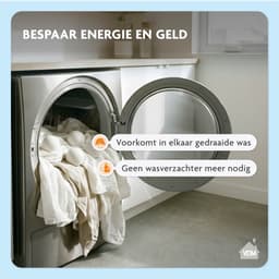 LaundrySpecialist XL Drogerballen - Set van 6 stuks - Herbruikbaar - Duurzaam drogen van de was - Wasdrogerballen - Droogballen - Wasbollen - Duurzaam wol - Wasdrogerballen - Energiebesparend — thumbnail 4