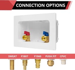 Wasmachine Outlet Box met Waterslagdemper en Afvoer — thumbnail 4