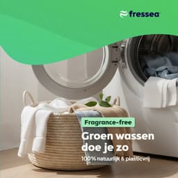 Fressea Wasstrips 120 Wasbeurten - Wasmiddel Strips - Plasticvrij & Vegan Wasmiddeldoekjes (Parfumvrij) — thumbnail 5