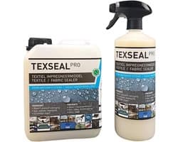 Textiel Impregneer Spray - Waterafstotend Middel - Textiel Beschermen - Nano Coating Technologie - 3.5 Liter BUNDEL - Transparant — afbeelding 1