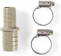 Nedis Verlengstuk met 2 Slangklemmen - 19 mm - 22 mm - Grijs / Metaal — thumbnail 3