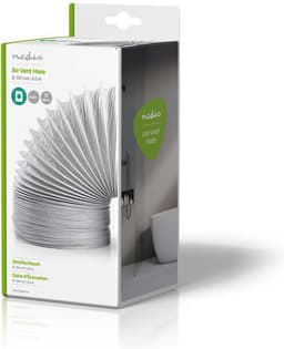 Nedis PVC Luchtafvoerslang - 100 mm - 6.00 m - Geschikt voor: Luchtventilatie / Wasdrogers - Wit — thumbnail 4