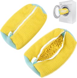 Schoen Waszak Set voor Wasmachine, 360° Reinigende Schoenenzak met Rits voor Sneakers en Trainers — thumbnail 1