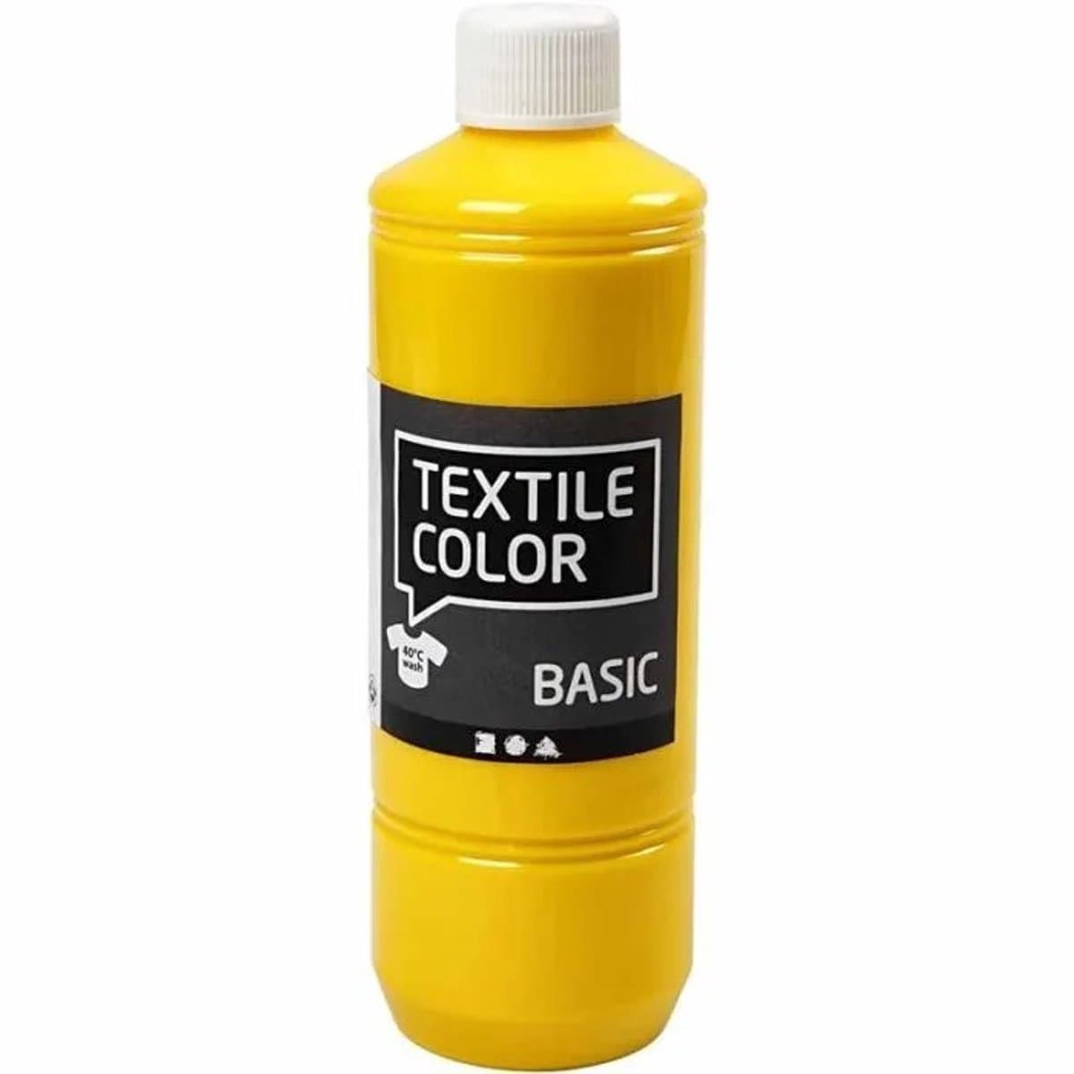CC Textielverf Primair Geel 500ml — afbeelding 1