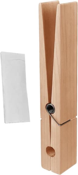 Houten Wasknijpers - Handdoekhouder Clips - Opbergen Kleding - Gigantische Maat - 30 cm - Houtkleur — thumbnail 1