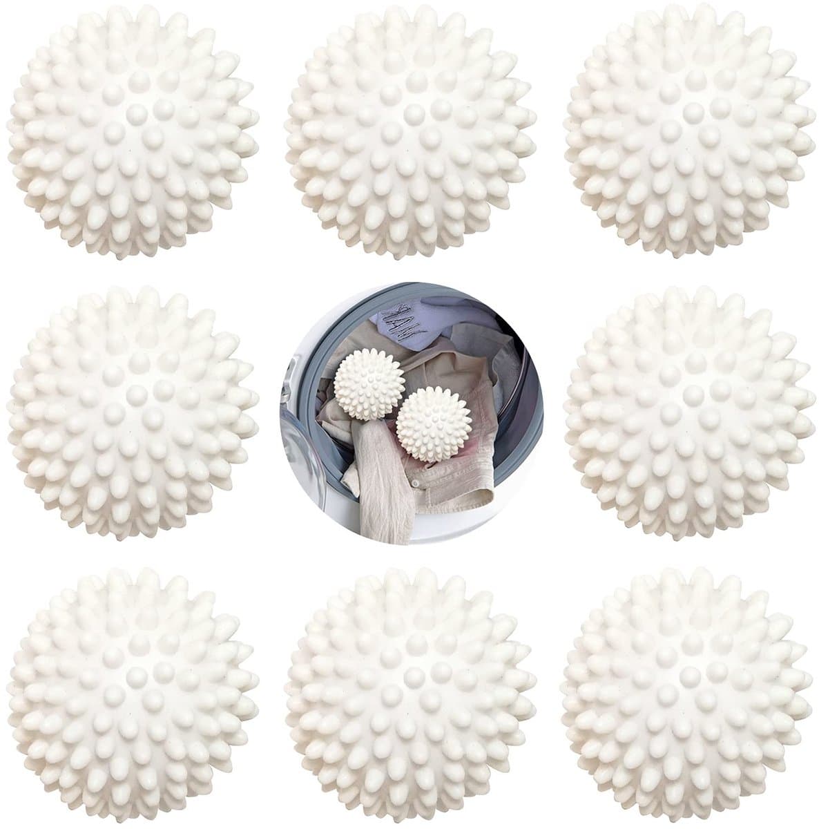 Solidchoice - Eco Vriendelijke Droogballen voor de Droger, Set van 8 — afbeelding 1